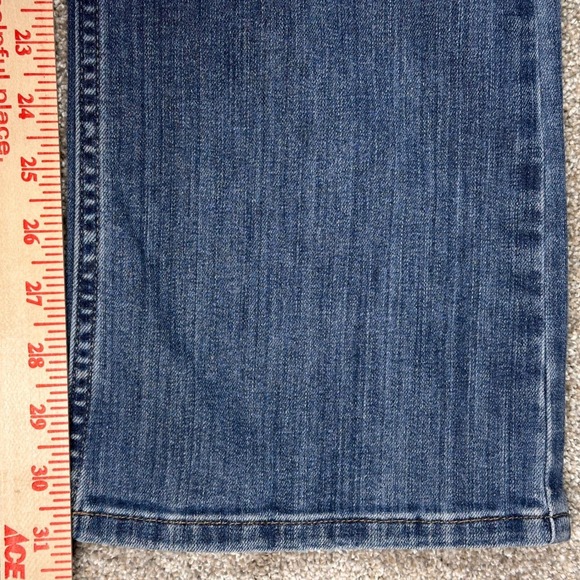 Duluth Flex Daily Denim Jeans Women's size 10 33 Mid Rise Bootcut 31"W 31"L WORK - Picture 14 of 16